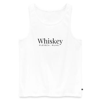 Design rustique du whisky - Débardeur bio Premium Homme - blanc - Devant - Michal (187cm)