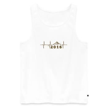 Animal Fun 10 Year Old Gift Party 2016 - Men's Premium Organic Tank Top - white - Front - Michal (187cm)