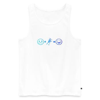 Pickleball player Design für Pickleball Match Fans - Männer Premium Bio Tank Top - Weiß - Vorne - Michal (187cm)