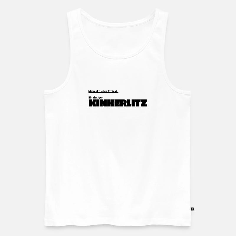 kinkerlitz - Männer Premium Bio Tank Top - Weiß