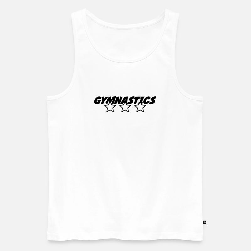 Gymnastics - Männer Premium Bio Tank Top - Weiß
