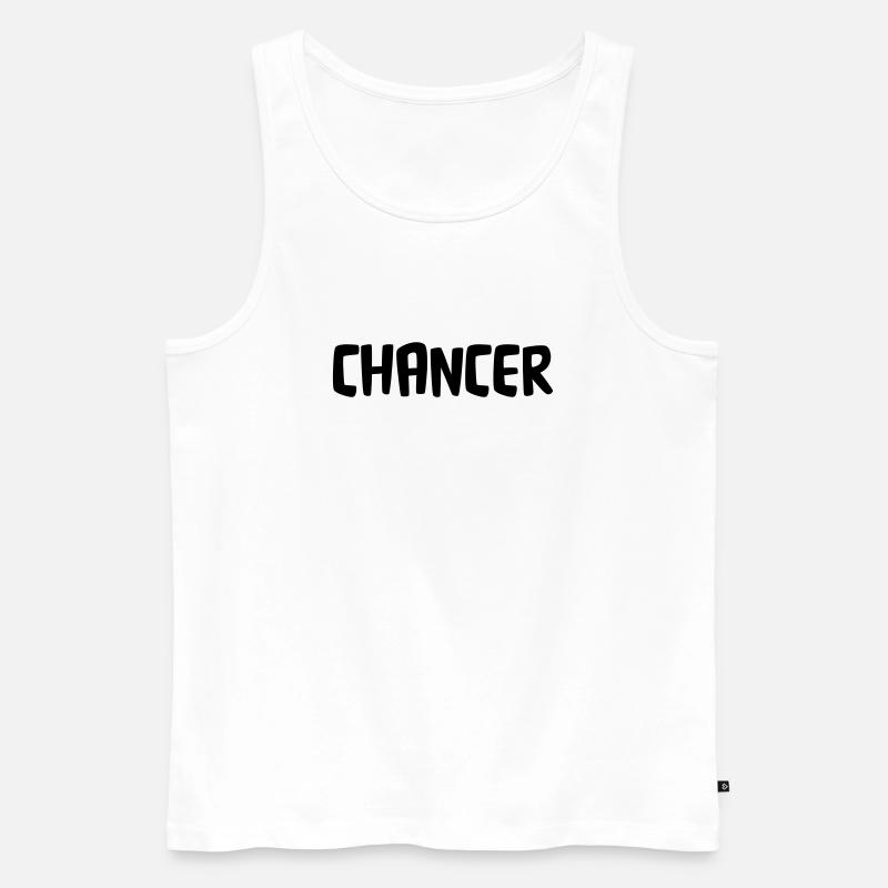 Chancer - Männer Premium Bio Tank Top - Weiß