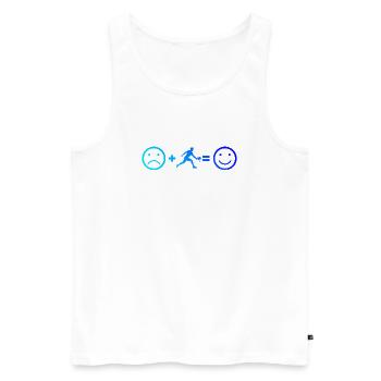 Pickleball players for pickleball athlete fans - Men's Premium Organic Tank Top - white - Front - Michal (187cm)