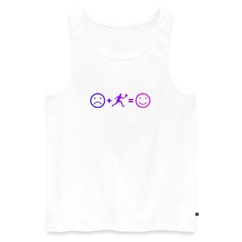 Geschenkidee für Padel Regeln Fans mit Padel Kurse - Männer Premium Bio Tank Top - Weiß - Vorne - AI Model Male 178 light (178cm)