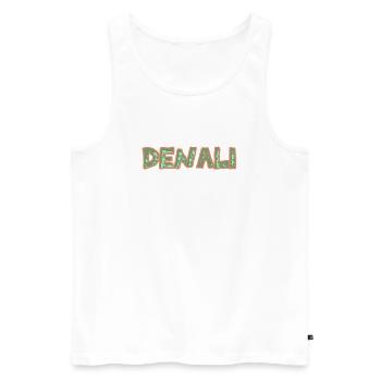 Trekking Denali - Débardeur bio Premium Homme - blanc - Devant - Michal (187cm)
