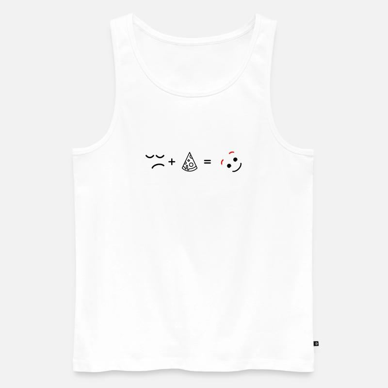 Warten auf Design-Upload - Männer Premium Bio Tank Top - Weiß