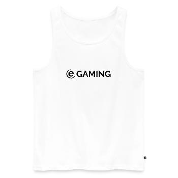 eGaming Gamer Games eSports Team Match - Men's Premium Organic Tank Top - white - Front - Michal (187cm)