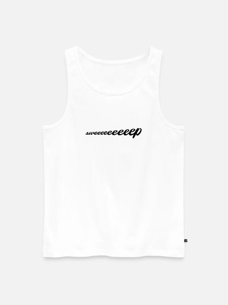 sweeeeeeeeep - Männer Premium Bio Tank Top - Weiß