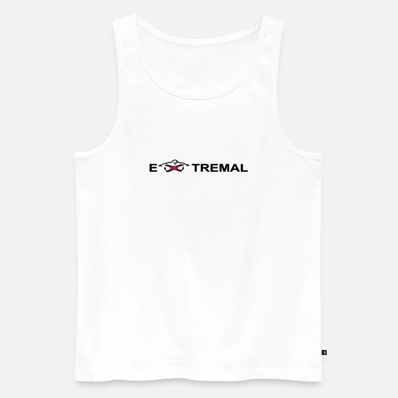 Extremal - Männer Premium Bio Tank Top - Weiß