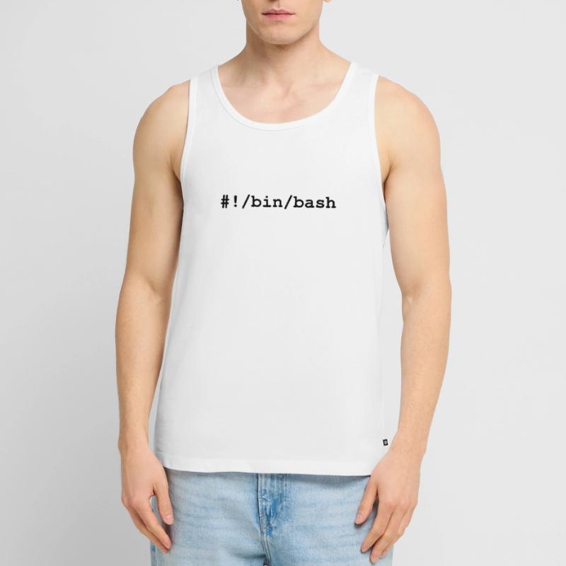 Bash / Bourne-Again Shell in Linux and Unix Men's Premium Organic Tank Top
