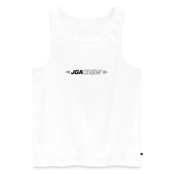 Jga Crew Junggesellenabschied - Männer Premium Bio Tank Top - Weiß - Vorne - Michal (187cm)