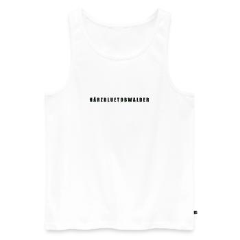 Härzbluetobwalder Kanton Obwalden - Männer Premium Bio Tank Top - Weiß - Vorne - AI Model Male 178 light (178cm)