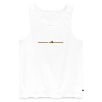 Drapeau allemand 2026 - Débardeur bio Premium Homme - blanc - Devant - Michal (187cm)