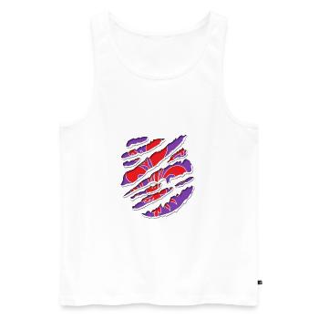 Florence inside - Men's Premium Organic Tank Top - white - Front - AI Model Male 178 light (178cm)