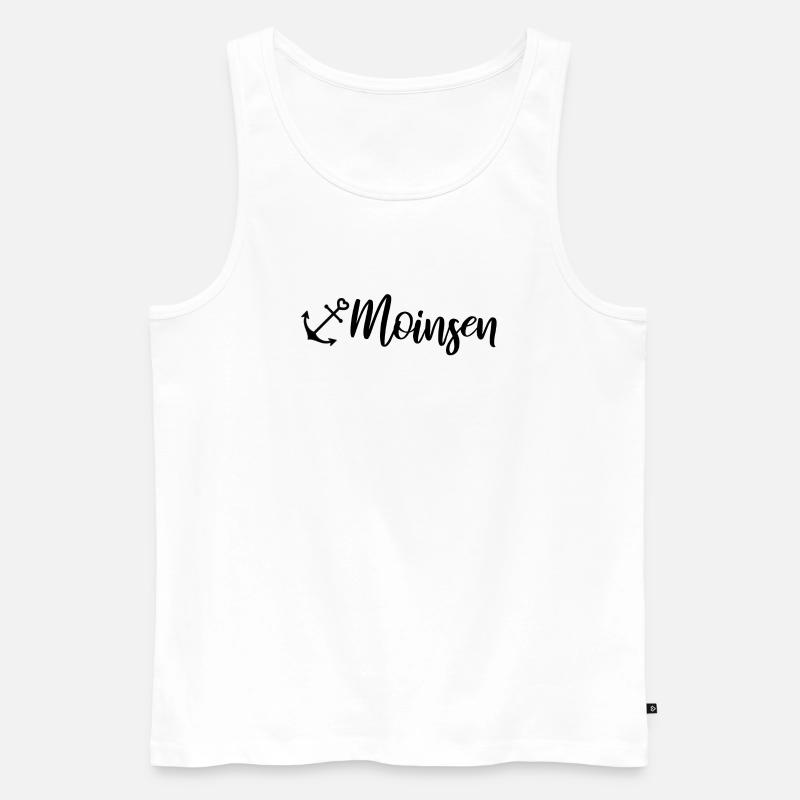 Moinsen - Männer Premium Bio Tank Top - Weiß