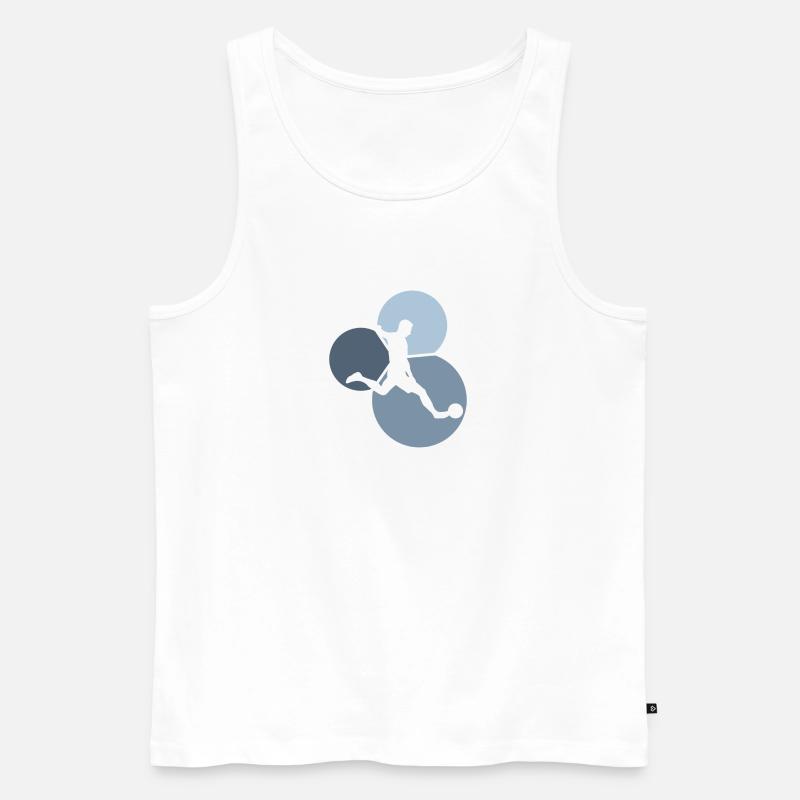 Striker Striker - Männer Premium Bio Tank Top - Weiß