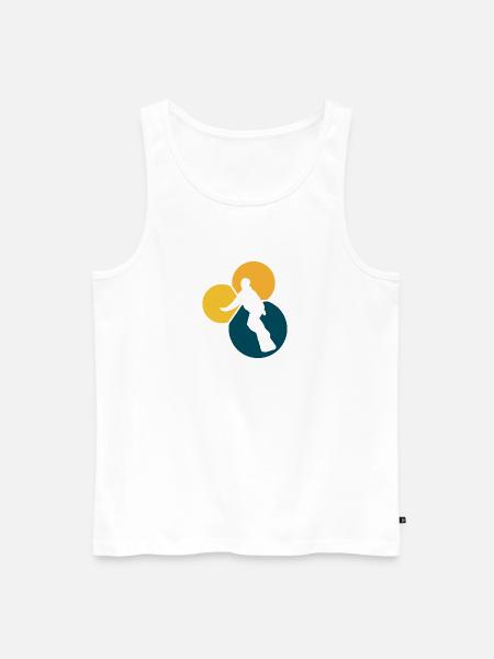 Snowboarding Snowboarding - Männer Premium Bio Tank Top - Weiß