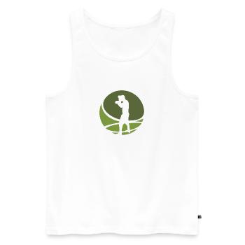 Boxkampf Boxing Boxer - Männer Premium Bio Tank Top - Weiß - Vorne - AI Model Male 178 light (178cm)