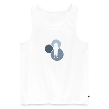 Beekeeping Beekeeper Beekeeping - Men's Premium Organic Tank Top - white - Front - AI Model Male 178 light (178cm)