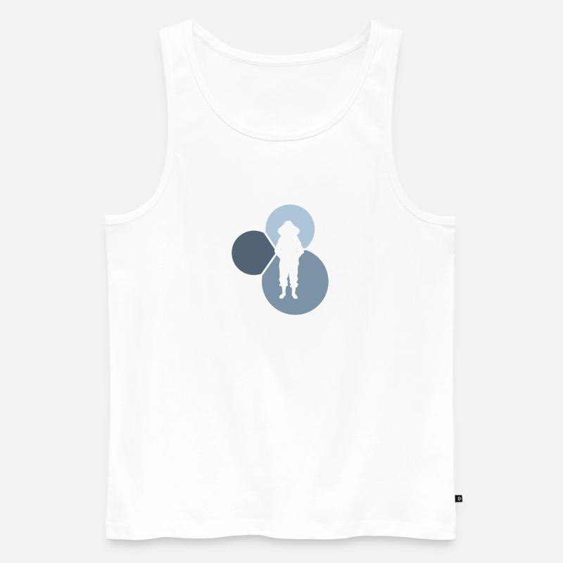 Beekeeping Imker Beekeeping - Männer Premium Bio Tank Top - Weiß