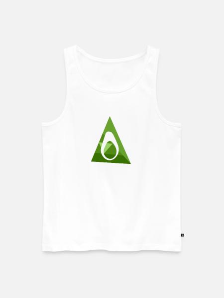 Avocado Avocado Vegan - Männer Premium Bio Tank Top - Weiß