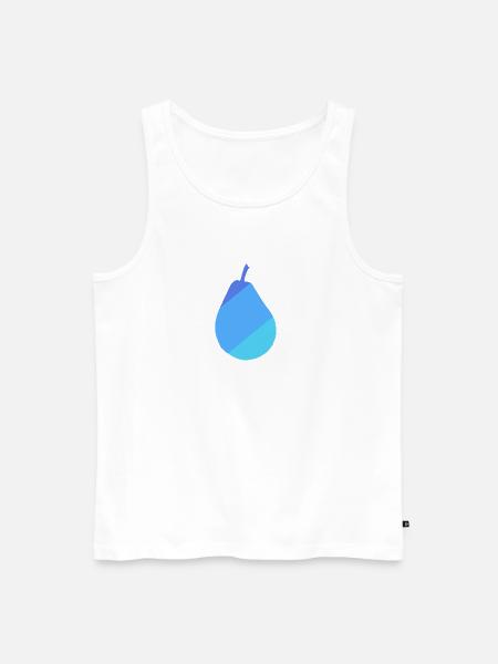 Vegan Frühstück Toast - Männer Premium Bio Tank Top - Weiß