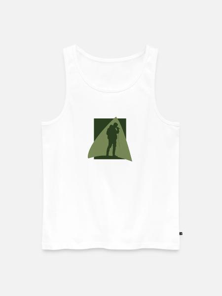 Djing DJ Djing - Men's Premium Organic Tank Top - white