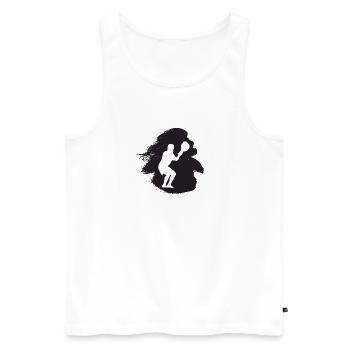 Lacrosse Fogo Lacrosse - Débardeur bio Premium Homme - blanc - Devant - AI Model Male 178 light (178cm)