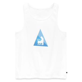 Imker Bienen Biene - Männer Premium Bio Tank Top - Weiß - Vorne - Michal (187cm)