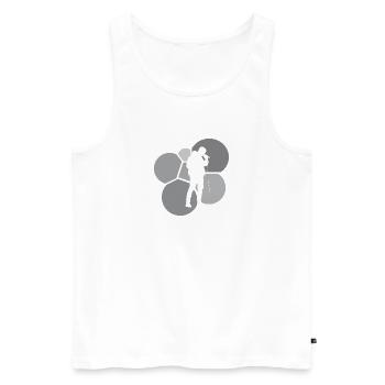 Beatboxing DJ Beatboxer - Débardeur bio Premium Homme - blanc - Devant - Michal (187cm)