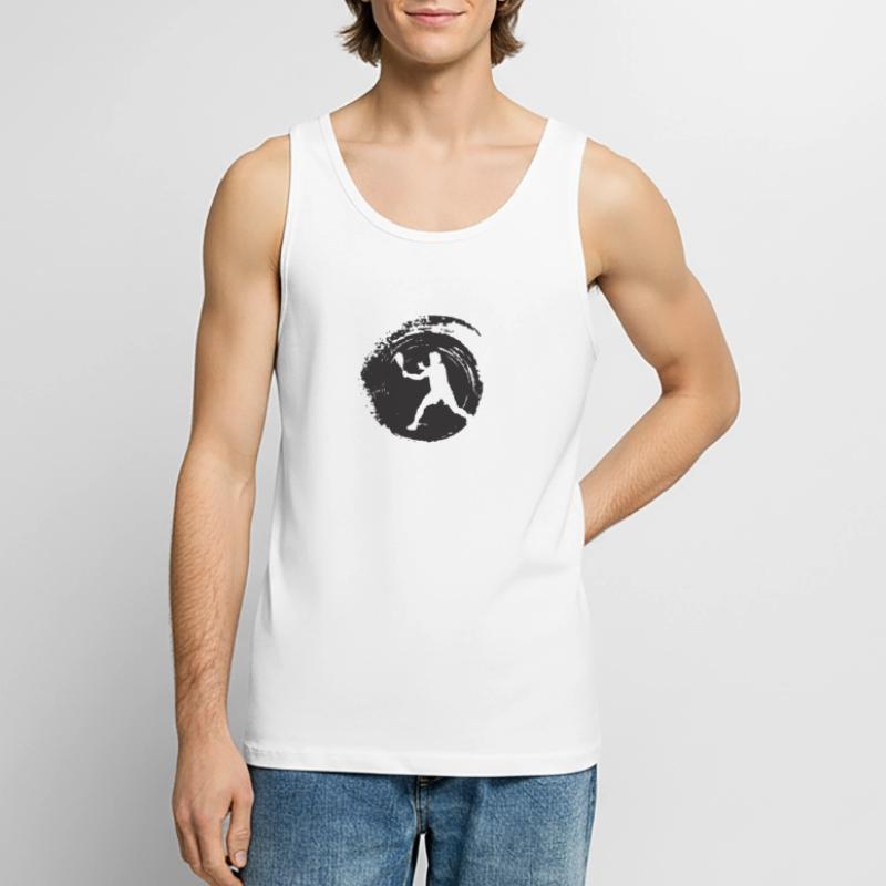 Joueurs de squash Joueurs de squash Squash Débardeur bio Premium Homme