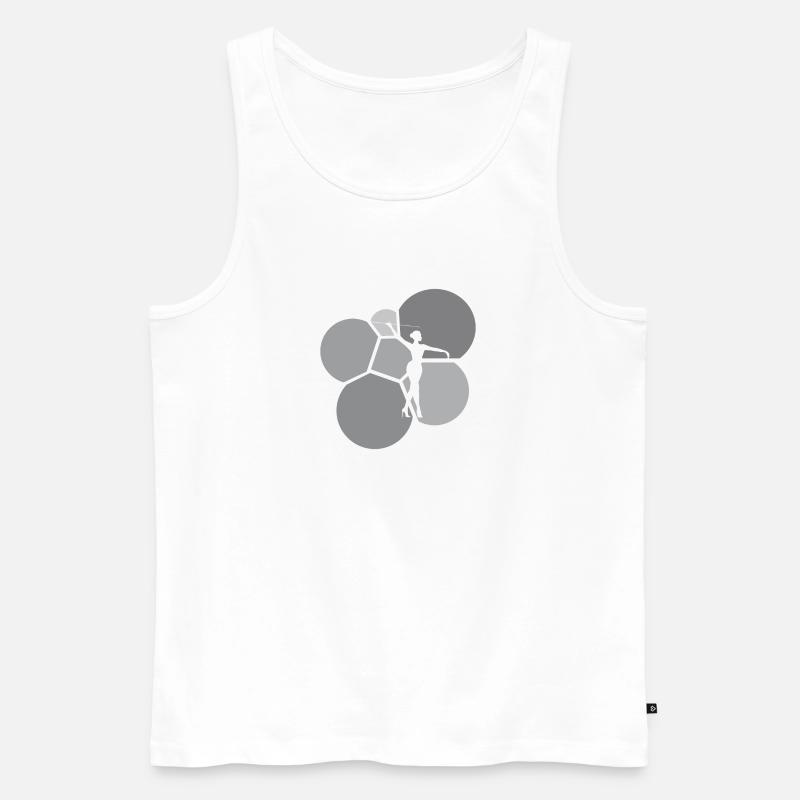 Twirling Twirling Tanzen - Männer Premium Bio Tank Top - Weiß