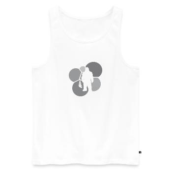 Big foot Bigfoot Yeti Big foot - Männer Premium Bio Tank Top - Weiß - Vorne - Michal (187cm)