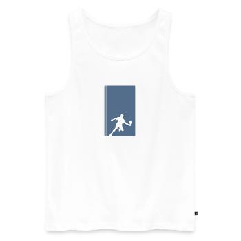 Pickleball Ball Sports Pickleball Raquette - Débardeur bio Premium Homme - blanc - Devant - Michal (187cm)