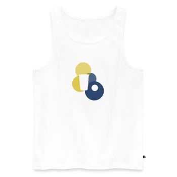 Party Partymonster Bierflasche - Männer Premium Bio Tank Top - Weiß - Vorne - Michal (187cm)