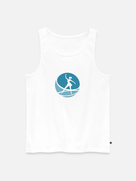 Oper Ballett Tänzerin Balletttänzerin - Männer Premium Bio Tank Top - Weiß