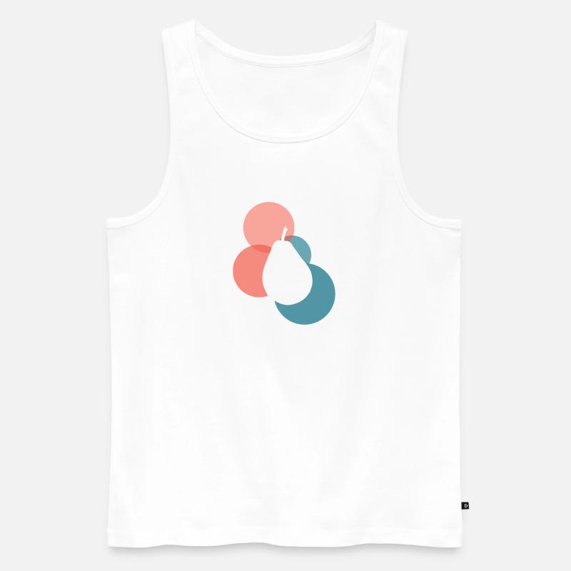 Frühstück Vegan Toast - Männer Premium Bio Tank Top - Weiß