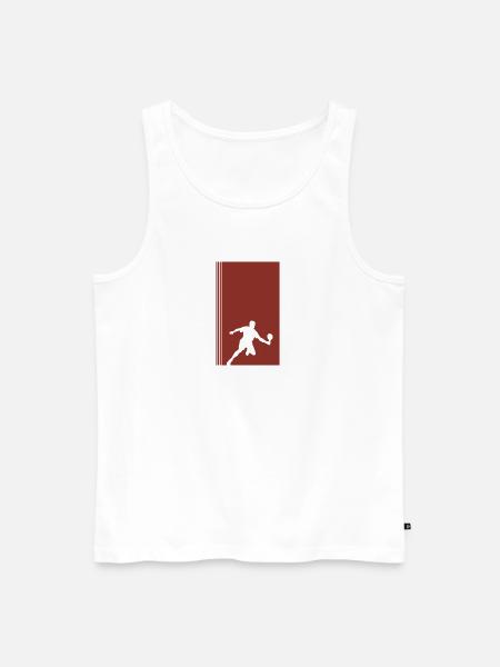 Pickleball Ballsport Ballsport - Männer Premium Bio Tank Top - Weiß