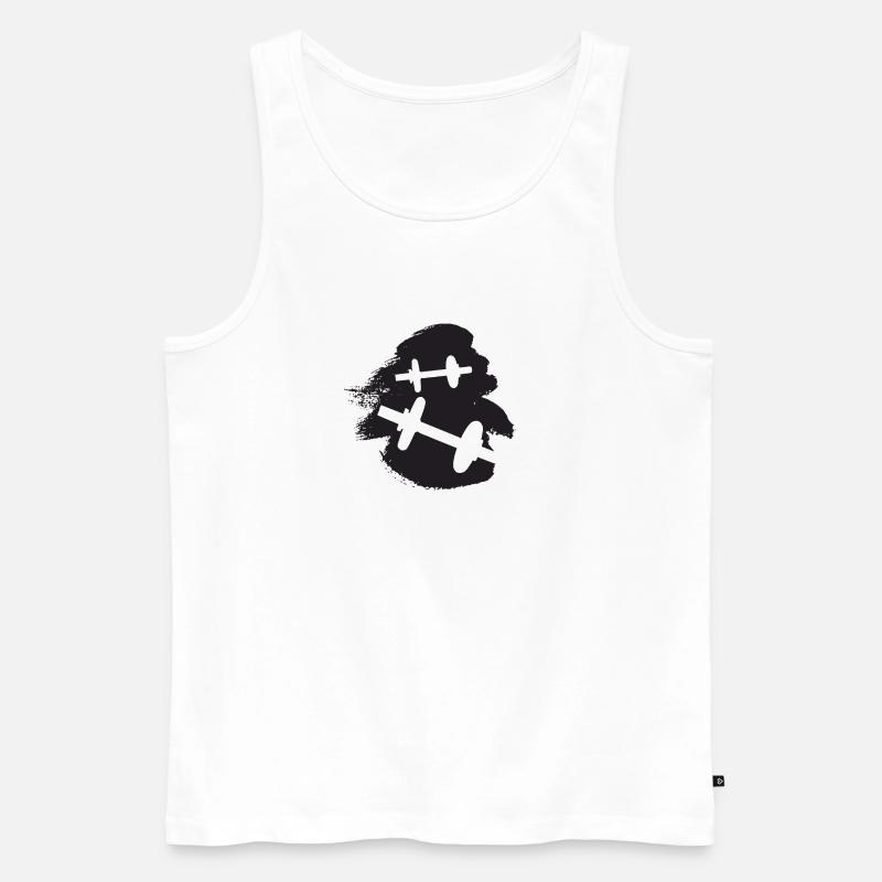 Bodybuilder Bodybuilding Bodybuilder - Männer Premium Bio Tank Top - Weiß