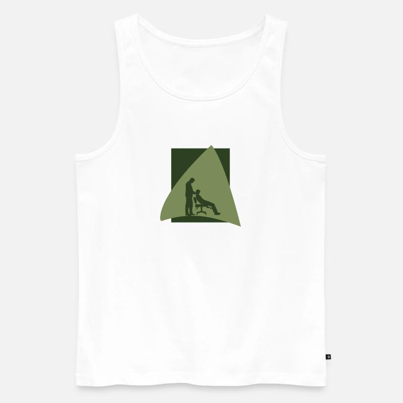Chiropractor Chiropractor Chiropraktik - Männer Premium Bio Tank Top - Weiß