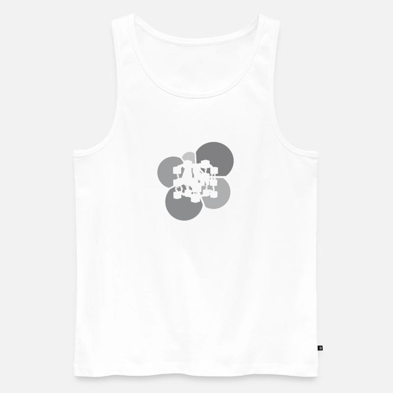 Kryptowährung Bitcoin Bitcoin - Männer Premium Bio Tank Top - Weiß