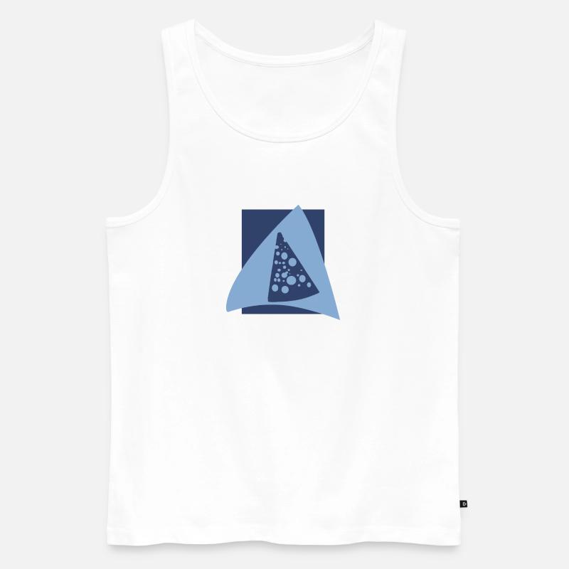 Mouse Milk Emmental - Men's Premium Organic Tank Top - white