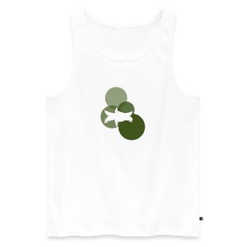 Kayak, Canoë, Aviron - Débardeur bio Premium Homme - blanc - Devant - Michal (187cm)