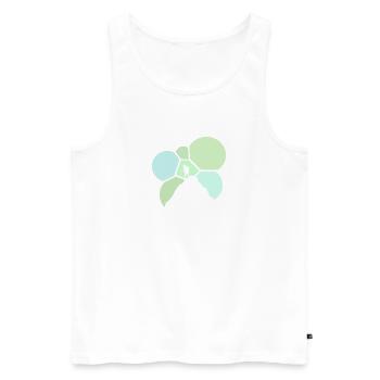 Climbing Wall Rock Climbing Climber - Men's Premium Organic Tank Top - white - Front - AI Model Male 178 light (178cm)
