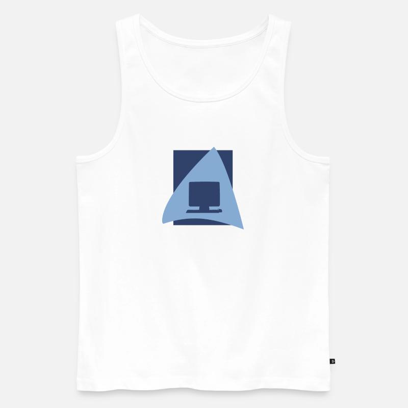 PC Computer Science Computer Science - Men's Premium Organic Tank Top - white