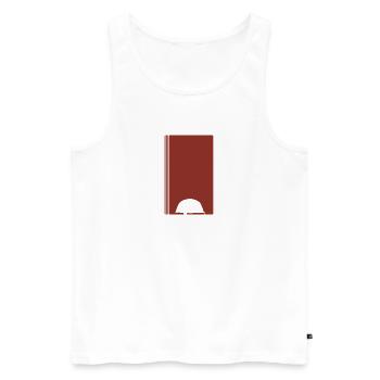 RV Camping Camper Caravan - Männer Premium Bio Tank Top - Weiß - Vorne - AI Model Male 178 light (178cm)