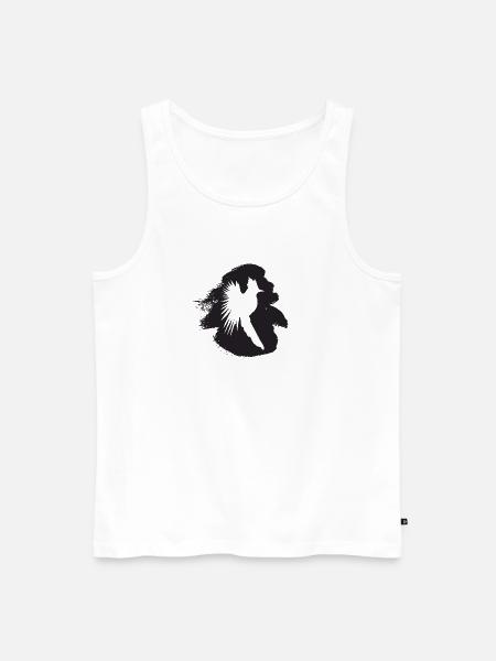 Lustig Nymphensittich Nymphensittich - Männer Premium Bio Tank Top - Weiß