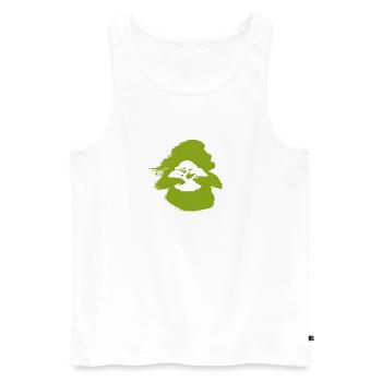 Grow Japanese Art Tree - Men's Premium Organic Tank Top - white - Front - AI Model Male 178 light (178cm)