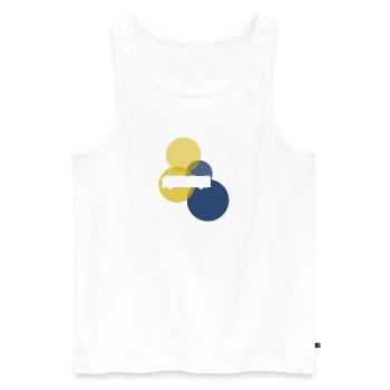 Bus Public Transport Driver - Men's Premium Organic Tank Top - white - Front - AI Model Male 178 light (178cm)