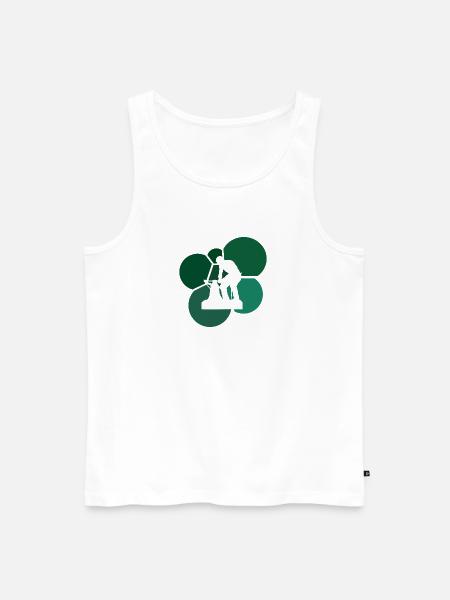 Blacksmith Forge Forging - Men's Premium Organic Tank Top - white